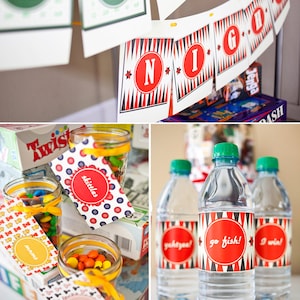 Family Game Night PRINTABLE Party Decorations, Board Games Birthday ...
