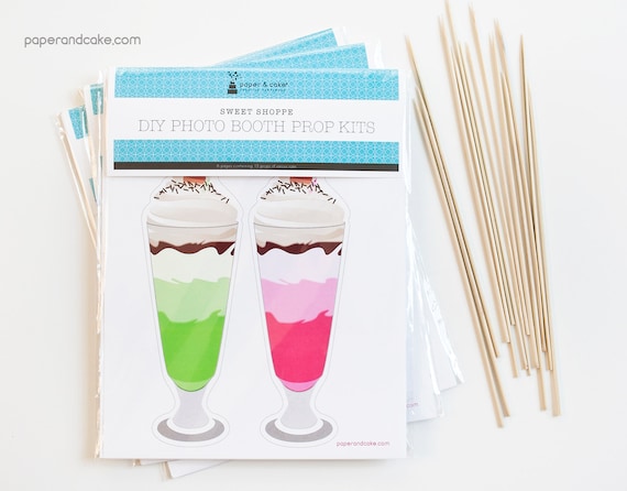 Sweet Shoppe DIY Photo Booth Prop KIT >> shipped to you << Il_570xn