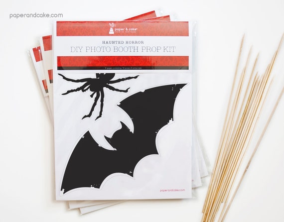 Haunted Horror Movie DIY Photo Booth Prop KIT >> shipped to you | Paper and Cake Il_570xn