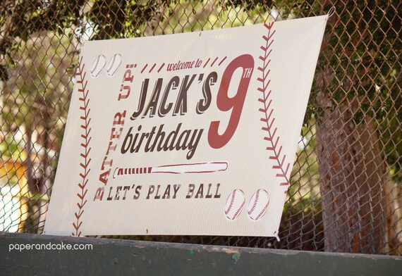 Vintage Baseball Dessert Table | Baseball Birthday Party BACKDROP design DIGITAL FILE | Paper and Cake Il_570xn