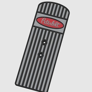 Moza SR-P/SR-P lite Ats Ets2 Pete Truck Pedal Plate Printable Files