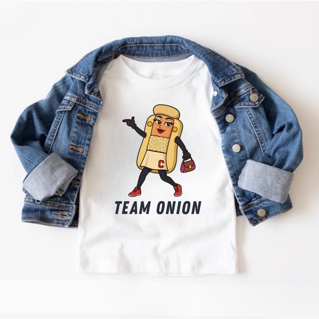 Cleveland Guardians Hot Dog Derby “team Onion” Toddler T-shirt | Funny