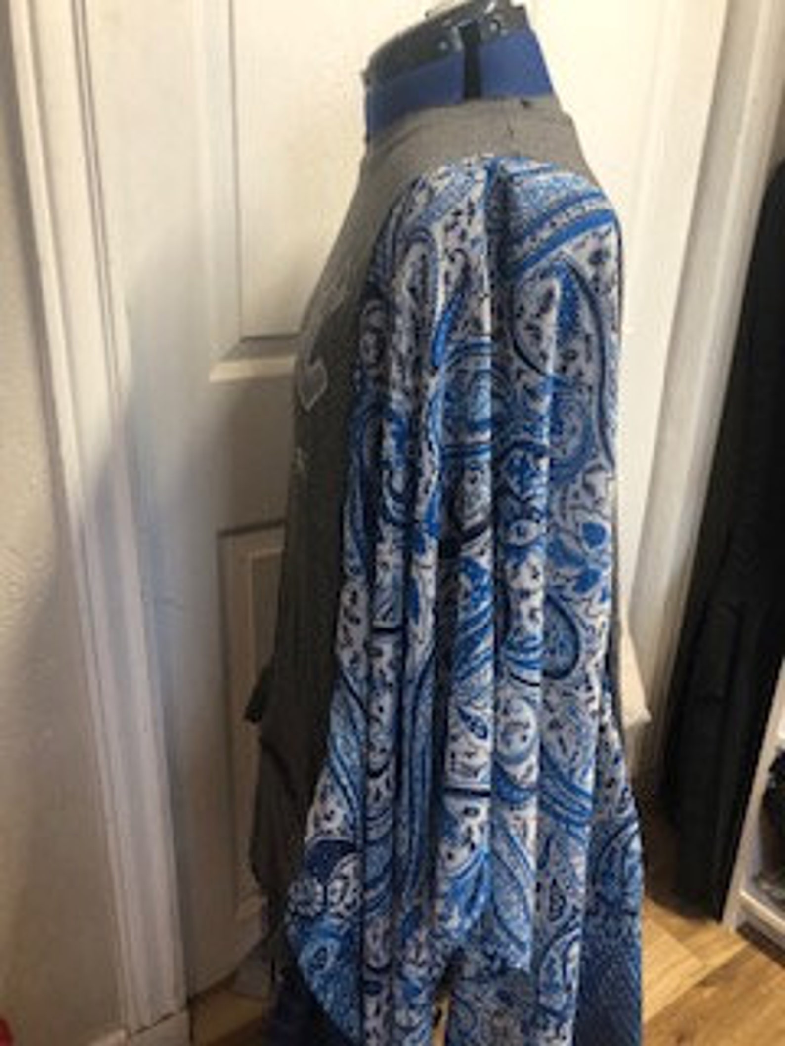 Upcycled AC/DC Band Poncho – Boho Festival Kimono, One of a Kind Rock ...