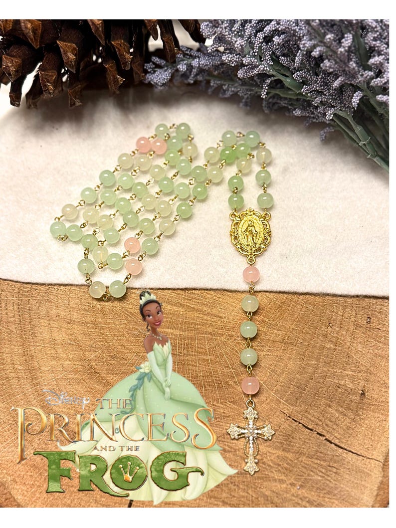 Princess Rosary Collection, Moana, Frozen, Belle, Tianna, Rapunzel & more. image 1