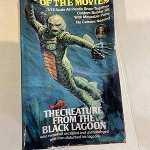 Moebius 1/12 Model Kit The Creature From The Black Lagoon #653 Brand New Open Box | Plastic model Classic Model Creature Collectable