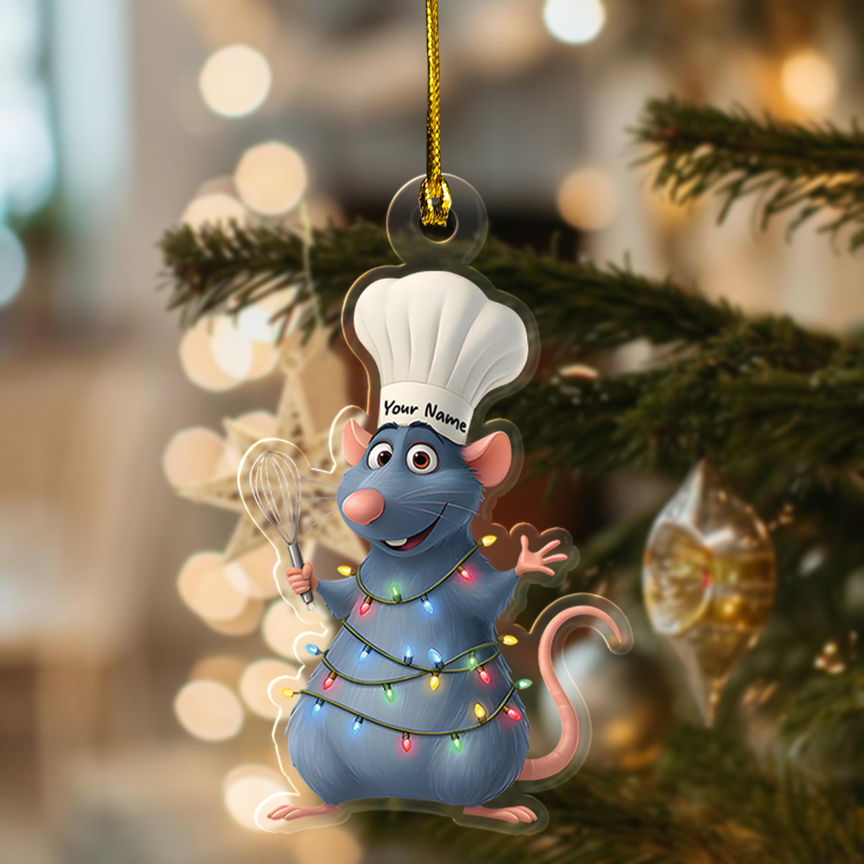 Discover Personalized Ratatouille Ornament, Remy Ornament, Remy Ratatouille decor, Little chef Ornament, Le Petit Chef