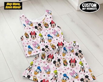 Mickey et ses amis, ensemble de vêtements de sport, tenue, robe de sport, vêtements
