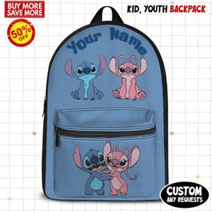 Sac à dos inspiré des points, cartable pour enfants, sac à dos avec nom personnalisé, joli sac à dos pour enfants, cadeau d'anniversaire, sac de voyage amusant