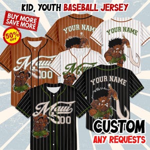 Custom Disney Maui Moana Simple, Custom Name Disney Game Day Kid Adult Jersey, Gift For Baseball Fan, Disney Princess Matching Outfit
