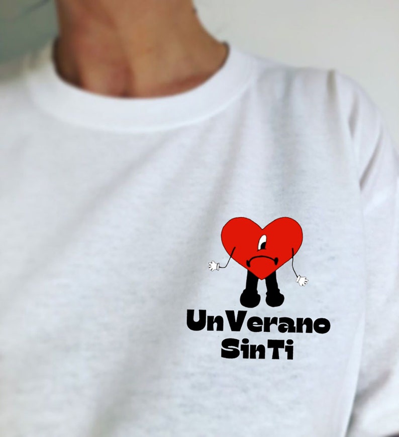 Un Verano Sin Ti Bad Bunny Retro Sweatshirt | Bad Bunny Sweatshirt | Bad Bunny Crewneck | Un 