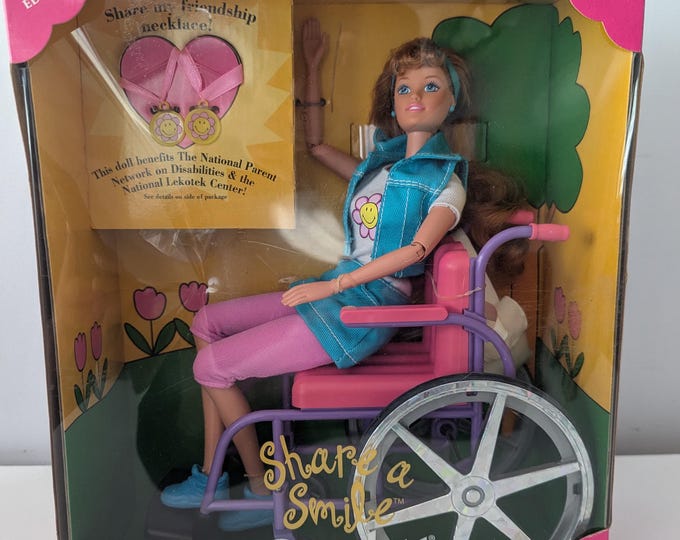 Barbie Share a Smile Becky Barbie Doll With Wheelchair - Etsy