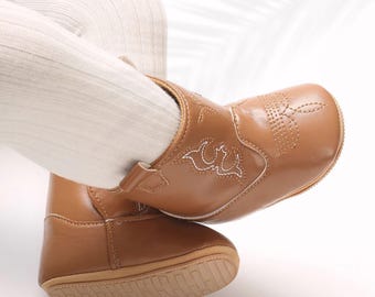 Baby Boots: Cowboys booties for toddler – Newborn Fashion Booties, Non-Slip crib Rodeo Shoes for Boys & Girls
