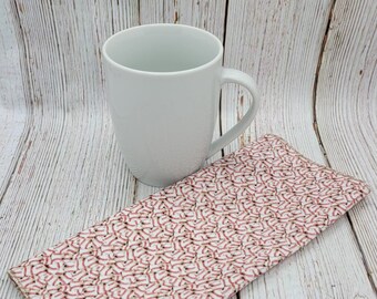 Baseball Napkins, Lunchbox Napkins, Back to School Napkins, Snacks Dessert Beverage, Everyday, 9x16 Inch, Set of 4