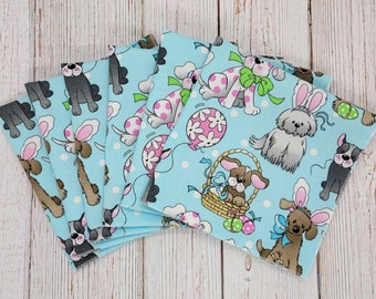 Kids Easter Napkins, Easter Dog Napkins, Adorable Pets Napkins