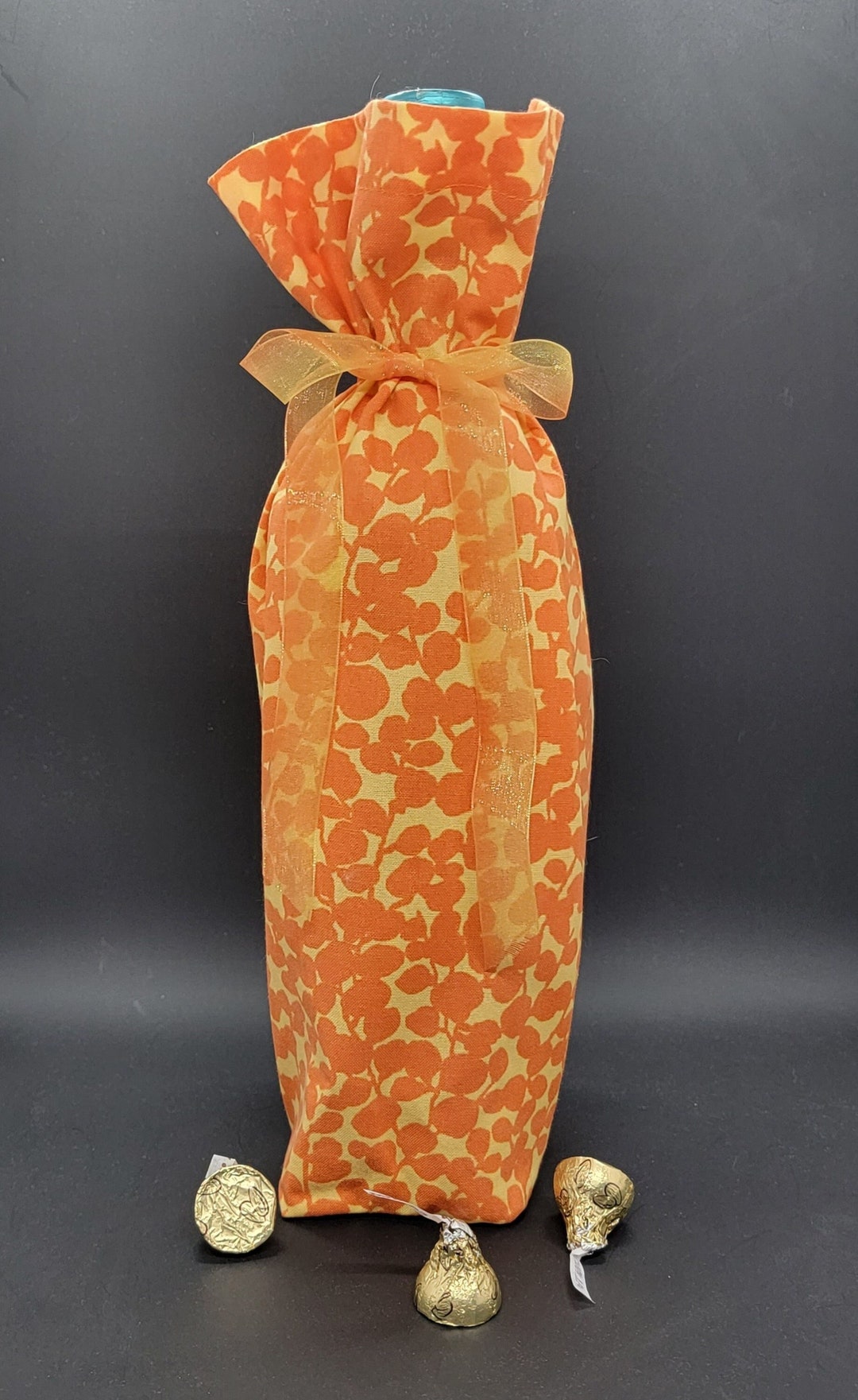 Thanksgiving Wine Bottle Gift Bag Fall Coastal Boxwood Hostess Etsy