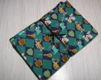 Flannel Burp Cloth Gift Set of 2 Wizard Broom Castle Knight in Armor 10 x 27 Size