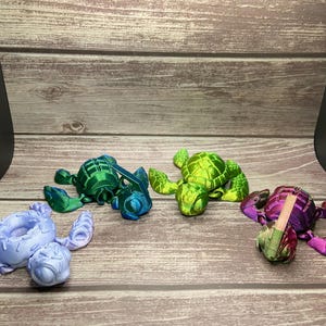 3D Printed Turtles
