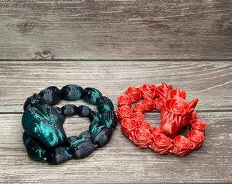 3D Printed Articulated Snake - Fidget Toy - TARIFF FREE