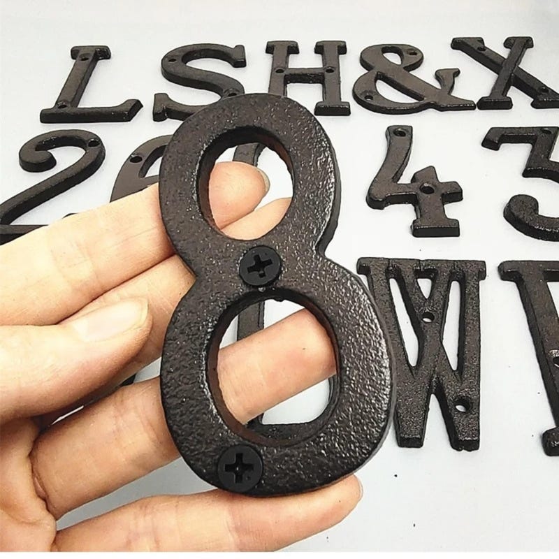 Rustic House Numbers - Etsy