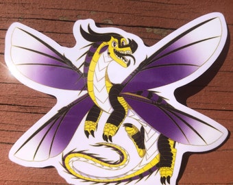 Non Binary Hivewing Sticker - Wings of Fire