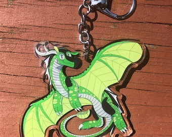 Aromantic Leafwing Keychain - Wings of Fire