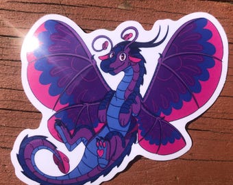 Bisexual Silkwing Sticker - Wings of Fire