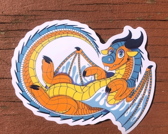 AroAce Mudwing Sticker - Wings of Fire