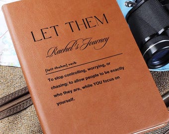 Minimalist Vegan Leather Journal: Self-Care & Affirmations