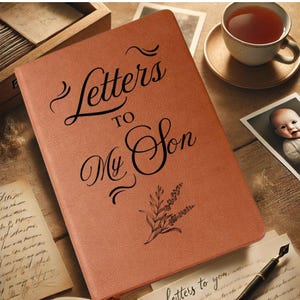 Diario de cartas a mi hijo / Regalo sentimental para hijo / Recuerdo de padre a hijo / Diario de escritura de reliquia de madre o padre a hijo /