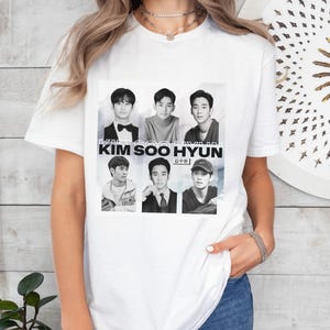 Kim Soo Hyun Unisex T-shirt. Kdrama Actor Kim Soo-Hyun, Kdrama Movie Actors, Kdrama Fan Tees, Korean Drama Tees, Cute Korean Actor Tees