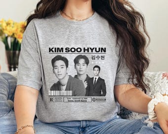 Kim Soo Hyun Graphic unisex Tee, Actor Kim Soo-Hyun, Kdrama Actor Tshirts,  Korean Actor Kim Soo-Hyun Fan, Popular Kdrama Actor Graphic Tees