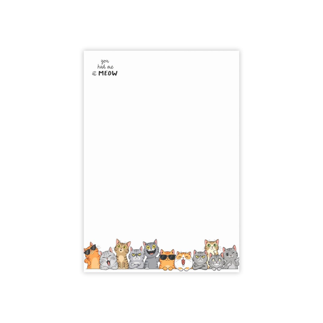 Cats Post-it® Note Pad, 4