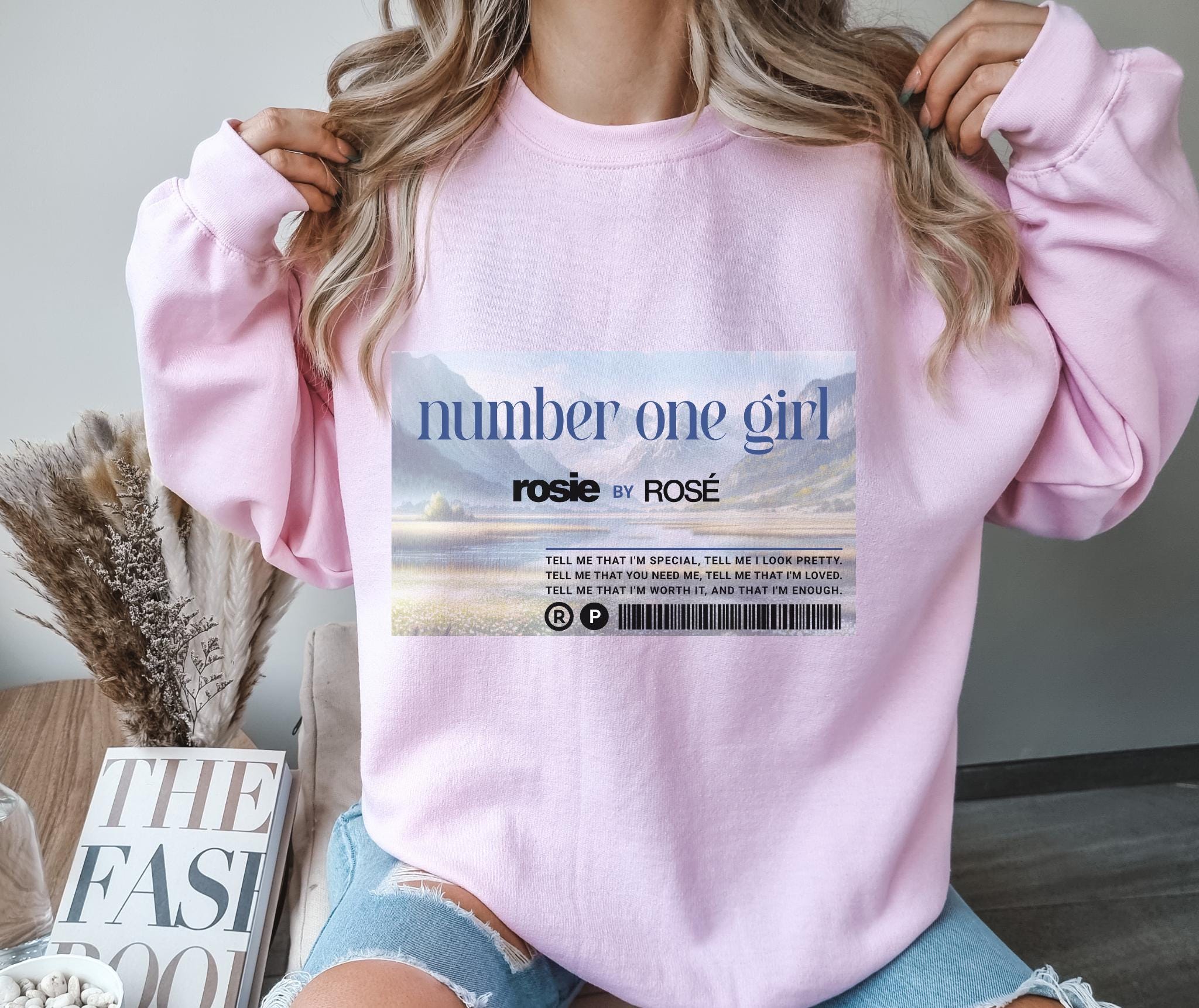 rose NUMBER ONE GIRL Tシャツ フォトカードセット number one girl t-shirt – ROSÉ