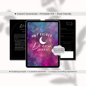 Umgekehrte Farblese Journal | Dark Mode Digital Book Tracker PDF | Night Freundliches Buch Tagebuch für iPad, GoodNotes | Sofort Download
