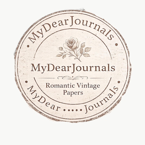 シャビーシックなフローラルジャンクジャーナルページ：ヴィンテージ