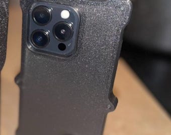 Tactical iPhone 15 Pro Case: Rugged, Impact Resistant, Secured with Bolts, Custom Name
