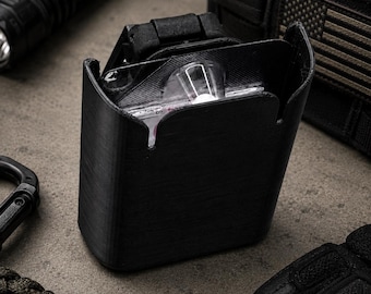 Tactical Naloxone Spray Holder: Durable Polymer Belt Clip Pouch