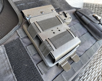 Collapsible Polymer Evidence Notebook Holder: MOLLE & Belt Compatible