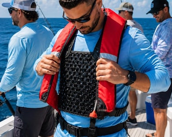 Mesh Air Circulation Vest – Cooling TPU Mesh Vest for Life Jackets, Boating and Water Sports | Prevents Heat & Sweat Buildup