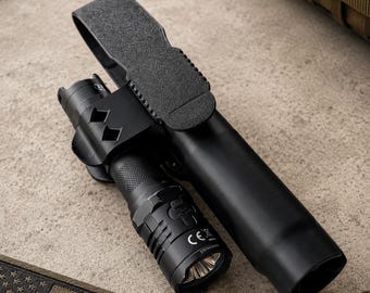Baton and Flashlight Holder Combo | Duty Belt, MOLLE Compatible