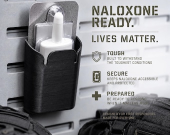 Tactical Naloxone Nasal Spray Holder with Belt Clip: Durable Polymer Pouch