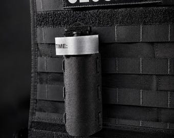 Heavy Duty TPU Tourniquet Holder – MOLLE Belt Clip Mount, Flashlight Pouch Made Canada