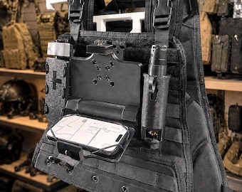 Tactical MOLLE Phone Holder | Hands-Free Navigation Mount, TPU Platform