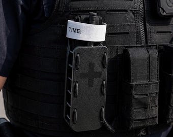 Tactical Tourniquet Holder – MOLLE Belt Mount, Flexible TPU Pouch – Quick Access Medical Holder Canada