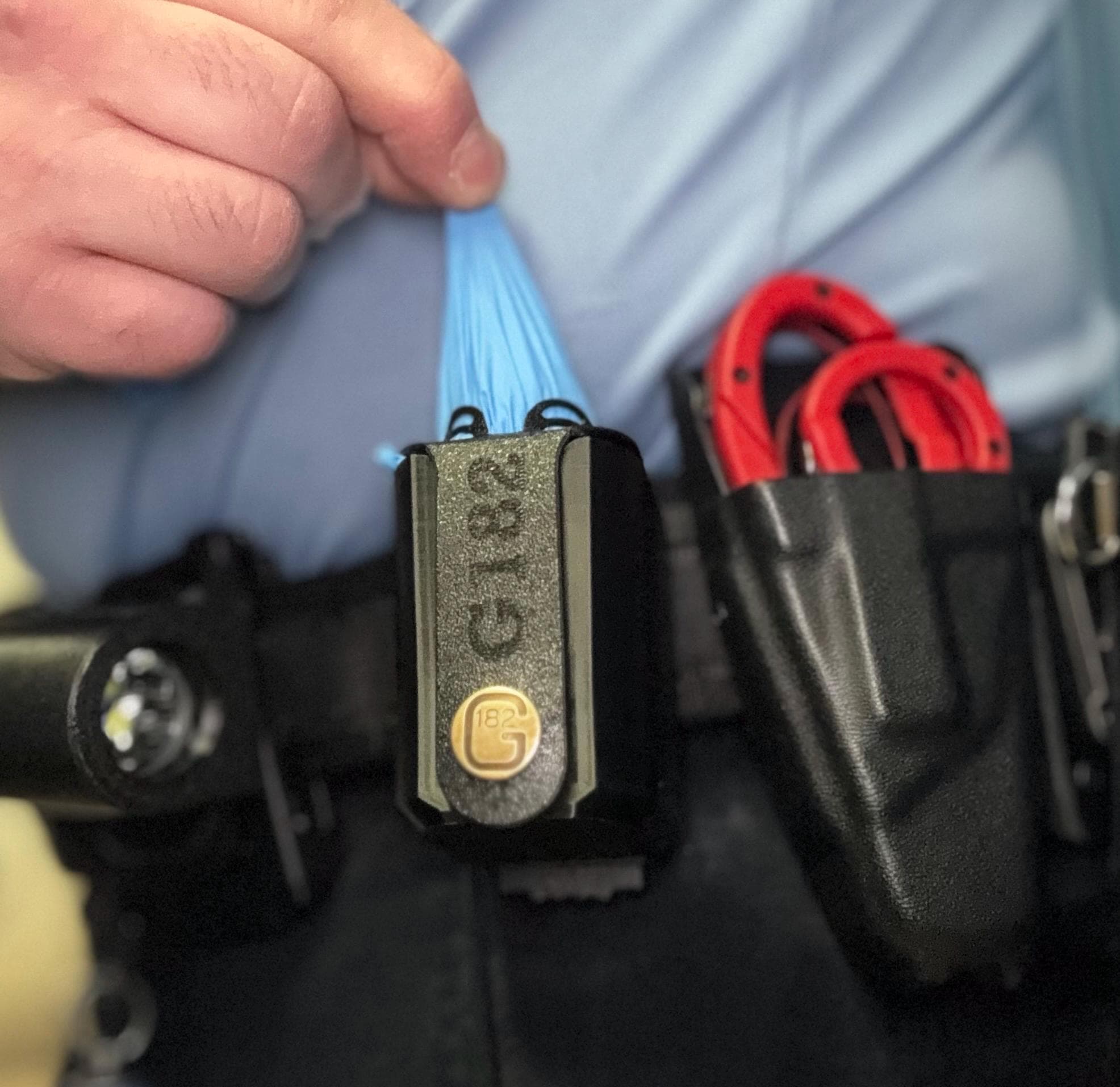 Tactical Glove Holder: Belt Clip or MOLLE - Healthcare, Police, EMS