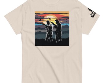 Sunset Shooters Shirt | Funny Duck Hunting Shirt | Bird Hunting Shirt | Hunting Lover Gift | Bird Hunter Gift | Pheasant Hunting Tee