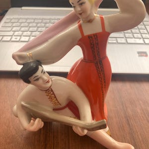 Russian Porcelain Dancing Figurine - Etsy