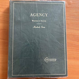 RARE Association Copy: Seavey Law of Agency (1964) – Owned & Hand-Annotated by Harrison Tweed (Pres. of ALI-NYC Bar)