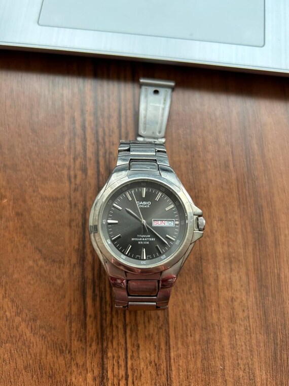Vintage Casio Lineage LIN-171 Titanium Watch | Japan Mov't 3716