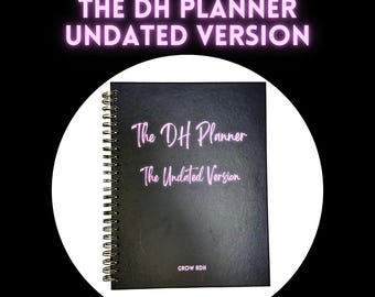 Dental Hygiene Planner Undated Organizer Weekly and Monthly Spreads